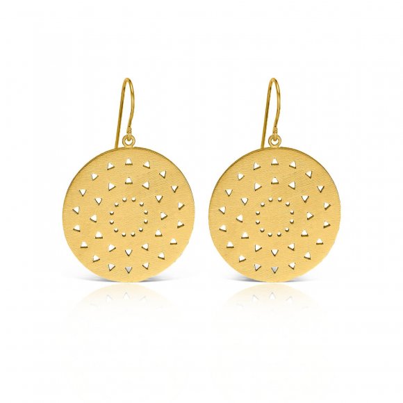 Philosophy Large Round Earrings 