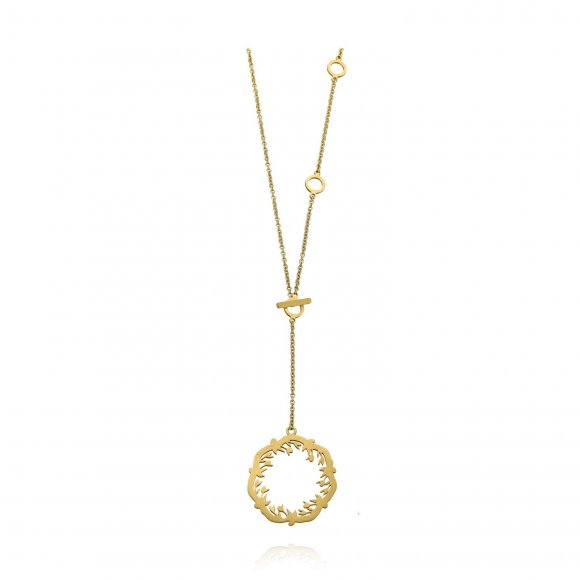 Olive Tree Wreath Y Necklace