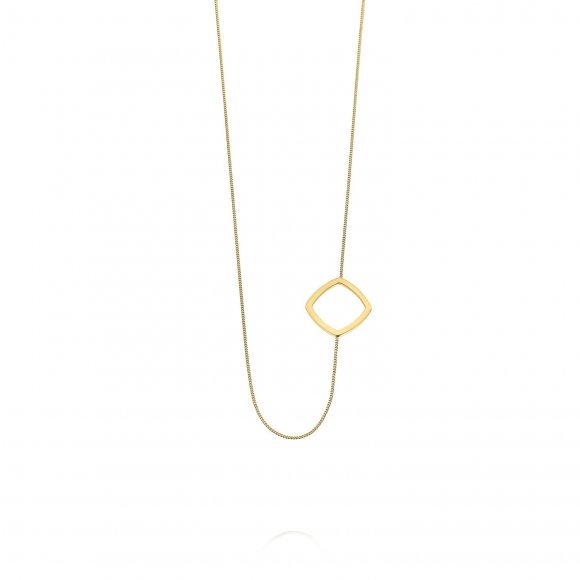 Links short necklace - Square shape