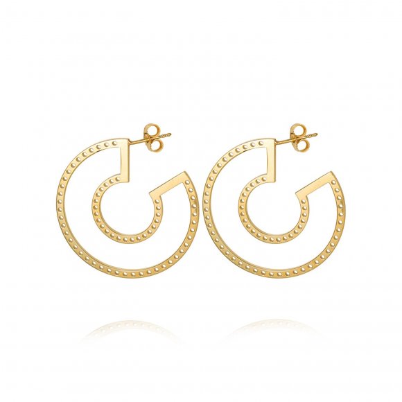 Perforated Hoop earrings